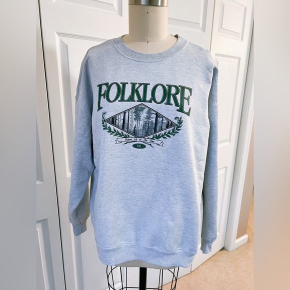 Taylor Swift Folklore “In The Trees” Crewneck Sweatshirt by Orange State - Picture 2 of 6